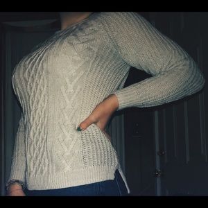 White Sweater w/ slight sparkle